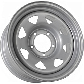 Grizzly SW01 7x16 5*139.7 ET-5 DIA108.6 Silver Штампованный