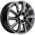Khomen KHW 1604 6x16 5*100 ET38 DIA57.1 Black-FP Литой Khomen KHW 1604 6x16 5*100 ET38 DIA57.1 Black-FP Литой