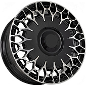 FF KF54 7x17 4*100 ET28 DIA73.1 Black Polish Литой