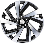 Khomen KHW 1801 7.5x18 5*108 ET40 DIA60.1 Black-FP Литой