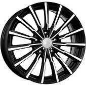 K&K Акцент 7x17 4*100 ET41 DIA60.1 Алмаз черный Литой
