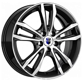 K&K Samara 6x16 5*100 ET40 DIA67.1 Алмаз черный Литой