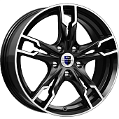 K&K Солар 7x17 5*105 ET40 DIA56.6 Алмаз черный Литой