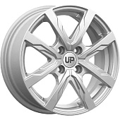 Wheels UP UP122 6x15 4*114.3 ET40 DIA66.1 Silver Classic Литой