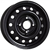 ТЗСК Huyndai Solaris/Kia Rio 6x15 4*100 ET48 DIA54.1 Black Штампованный