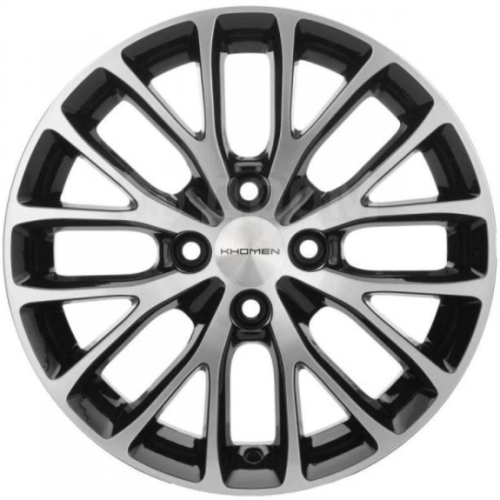 Khomen KHW 1506 6x15 4*98 ET36 DIA58.6 Black-FP Литой