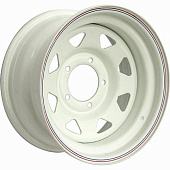 Off Road Wheels УАЗ 7x16 5*139.7 ET25 DIA110.1 White Штампованный