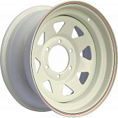 Off Road Wheels Toyota 8x17 6*139.7 ET10 DIA110.1 White Штампованный