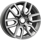 Khomen KHW 1723 8x17 6*139.7 ET36 DIA100.1 Gray-FP Литой