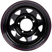 Off Road Wheels Renault Duster 7x16 5*114.3 ET20 DIA84.1 Black Штампованный