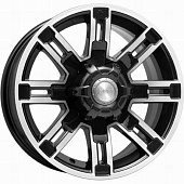 K&K Полюс 7.5x16 6*139.7 ET5 DIA108.1 Алмаз черный Литой