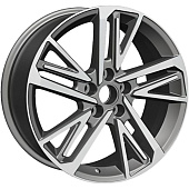 Khomen KHW 1815 8x18 5*108 ET47 DIA60.1 Gray-FP Литой