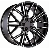 Khomen KHW 2101 9.5x21 5*114.3 ET40 DIA64.1 Black-FP Литой