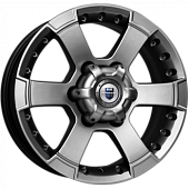 K&K M56 7x16 6*139.7 ET38 DIA108.1 Дарк платинум Литой