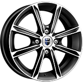 K&K Флэш 5x14 4*98 ET35 DIA58.6 Алмаз черный Литой