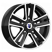 K&K Арена 6.5x16 5*139.7 ET40 DIA98 Алмаз черный SK Литой