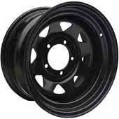 Off Road Wheels УАЗ 7x16 5*139.7 ET30 DIA110.1 Black Штампованный