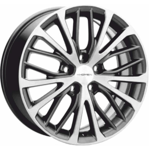 Khomen KHW 1705 7x17 5*108 ET40 DIA60.1 Gray-FP Литой