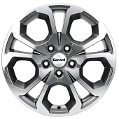 Khomen KHW 1711 6.5x17 5*108 ET33 DIA60.1 Gray-FP Литой