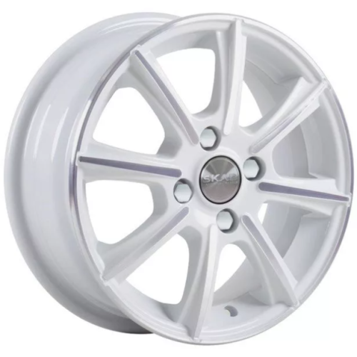 Скад Монако 5.5x14 4*100 ET38 DIA67.1 Алмаз белый Литой