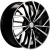 Khomen KHW 1717 6.5x17 5*108 ET33 DIA60.1 Black-FP Литой