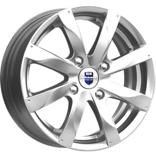 K&K Джемини 5.5x14 4*100 ET39 DIA67.1 Сильвер Литой