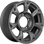 Khomen KHW 1505 5.5x15 5*139.7 ET5 DIA98.5 Gray Литой