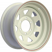 Off Road Wheels Niva 7x16 5*139.7 ET25 DIA98.5 White Штампованный