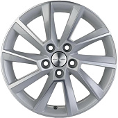 Khomen KHW 1507 6x15 5*100 ET38 DIA57.1 Silver-FP Литой