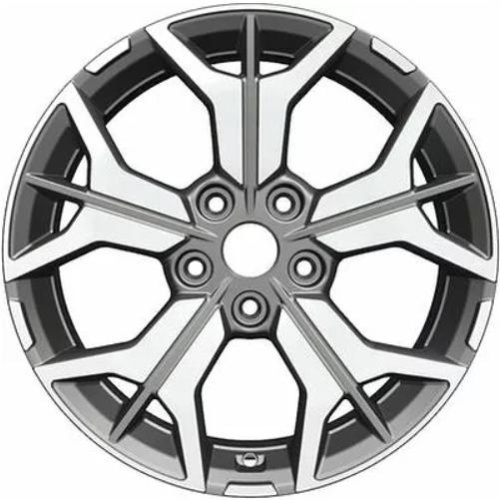 Khomen KHW 1715 7x17 5*114.3 ET48.5 DIA67.1 Gray-FP Литой
