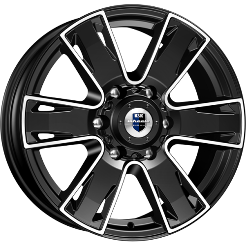 K&K Севенна 7x17 6*139.7 ET30 DIA106.1 Алмаз черный Литой